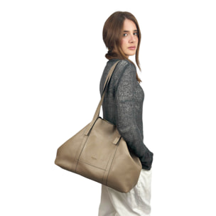 Bolso de Hombro Cheval Firenze Formentera A/S Gris Pardo