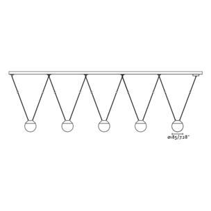 MINE GLASS SPACE 5L Suspension blanche