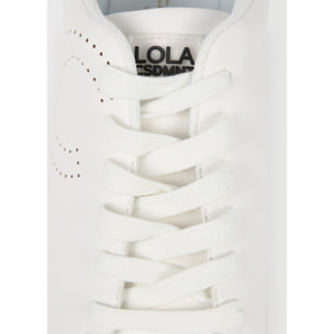 Sneakers con dettaglio LC traforato