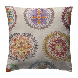 Cuadrante Decorativo Suzani 100% algodón 200 hilos