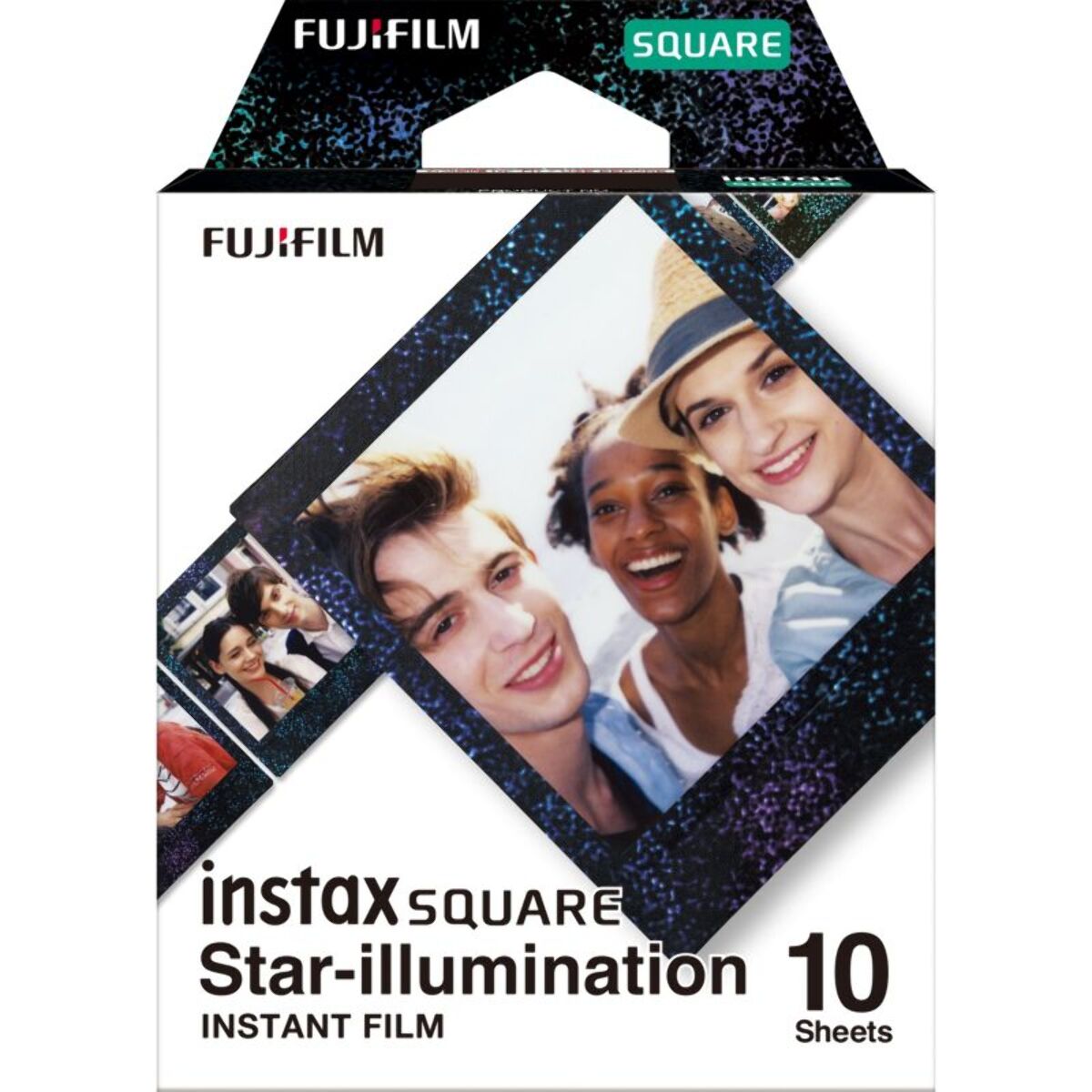 Papier photo instantané FUJIFILM Instax Square Star Illumination (x10)