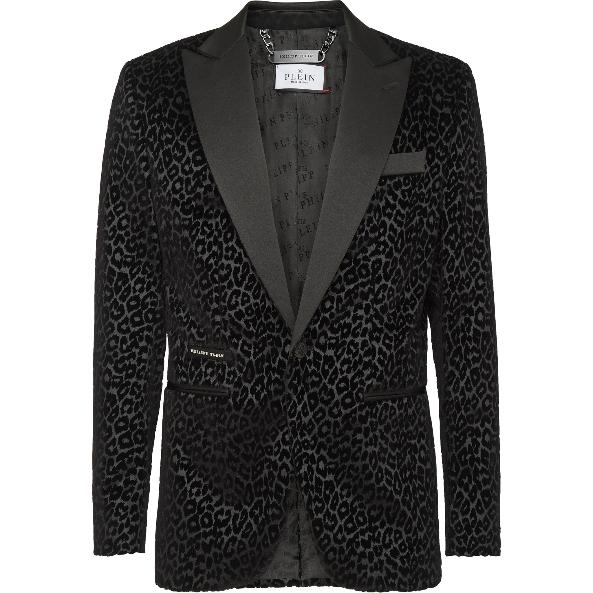 PHILIPP PLEIN One-Button Blazer Slim Fit