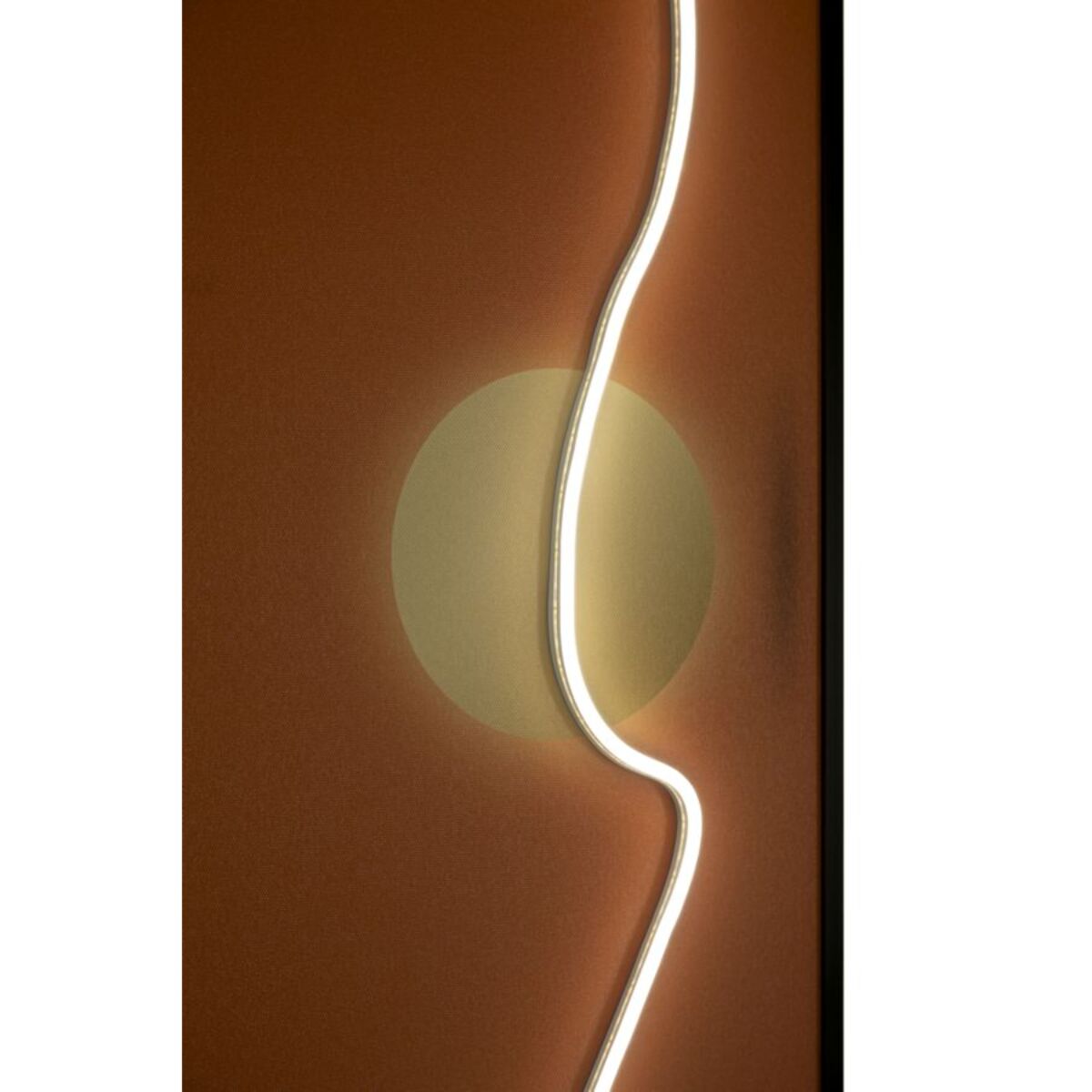 STAMPA C/LED SU TELA ABSTRACT CM 150X3,5X50