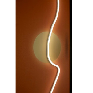 STAMPA C/LED SU TELA ABSTRACT CM 150X3,5X50