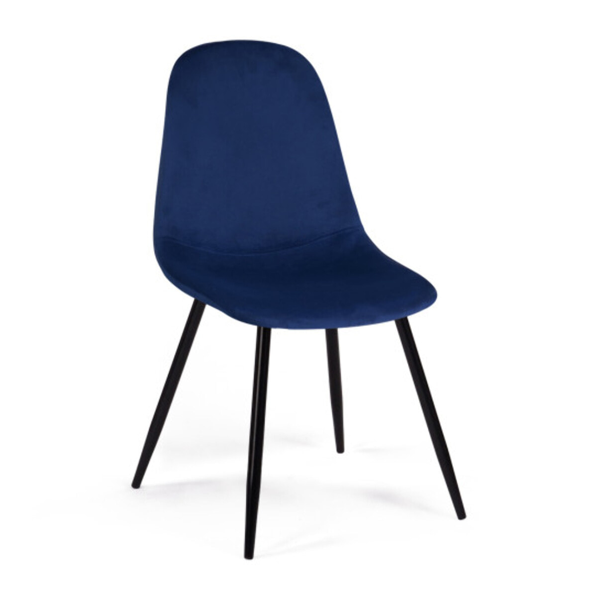 Chaises Sofia - Bleu - pied noir