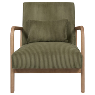 Fauteuil Salon Cotele Scott Vert