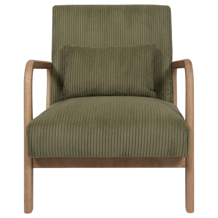 Fauteuil Salon Cotele Scott Vert