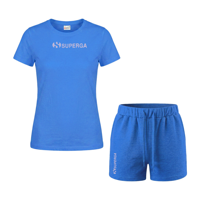 Completo Donna SUPERGA Cotone Jersey Manica Corta