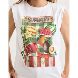 Camiseta Manga Corta Blanca - Bangana