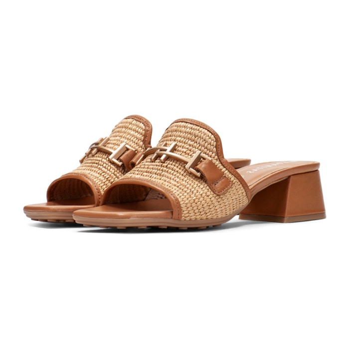 Sandalia Destalonada Dallas Cuero 4,5 cm