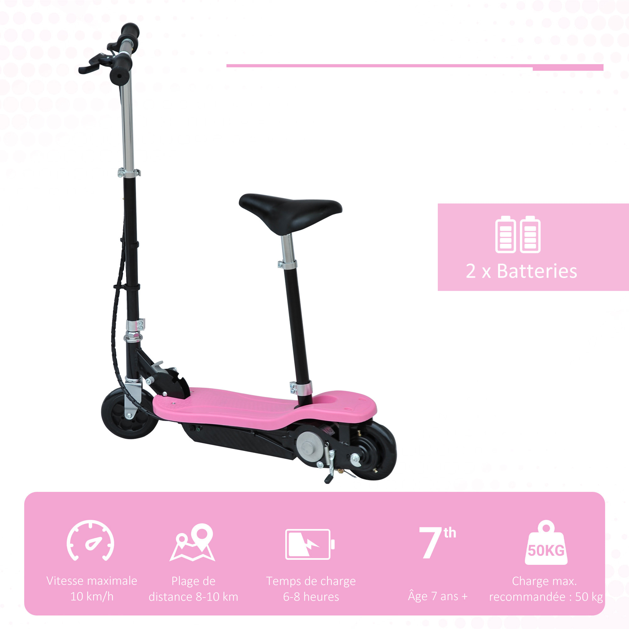 Trottinette électrique enfant 120 W