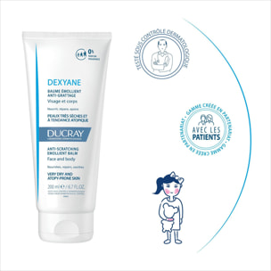 Ducray - Dexyane - Baume Emollient Anti-Grattage Peaux Très Sèches et à Tendance Atopique - Baume Émollient Anti-Grattage / Anti-Scratching Emollient Balm