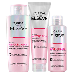 L'Oréal Paris Elseve Glycolic Gloss - La Routine Complète des Cheveux Ternes