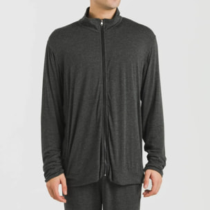 Sudadera viscosa hombre lisa