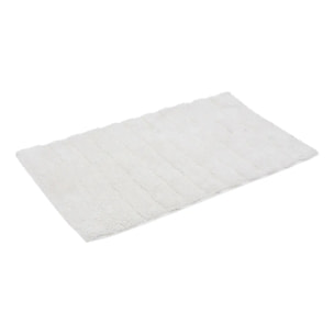 Tapis Solis rectangulaire 50x75cm blanc