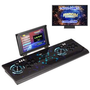 Console retrò ARACADE 3D 64Gb 4222 gioco WIFI PANDORA FORREST. Schermo intero da 10" per due giocatori.