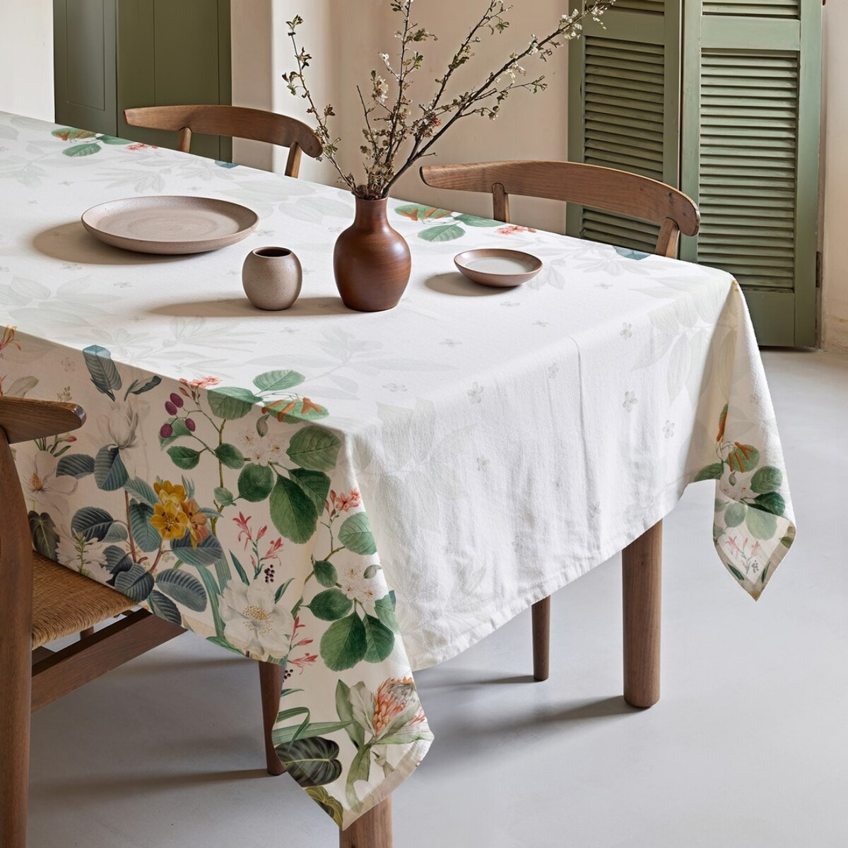 Nappe imprimée anti-tâches ANAIS MULTICOLORE