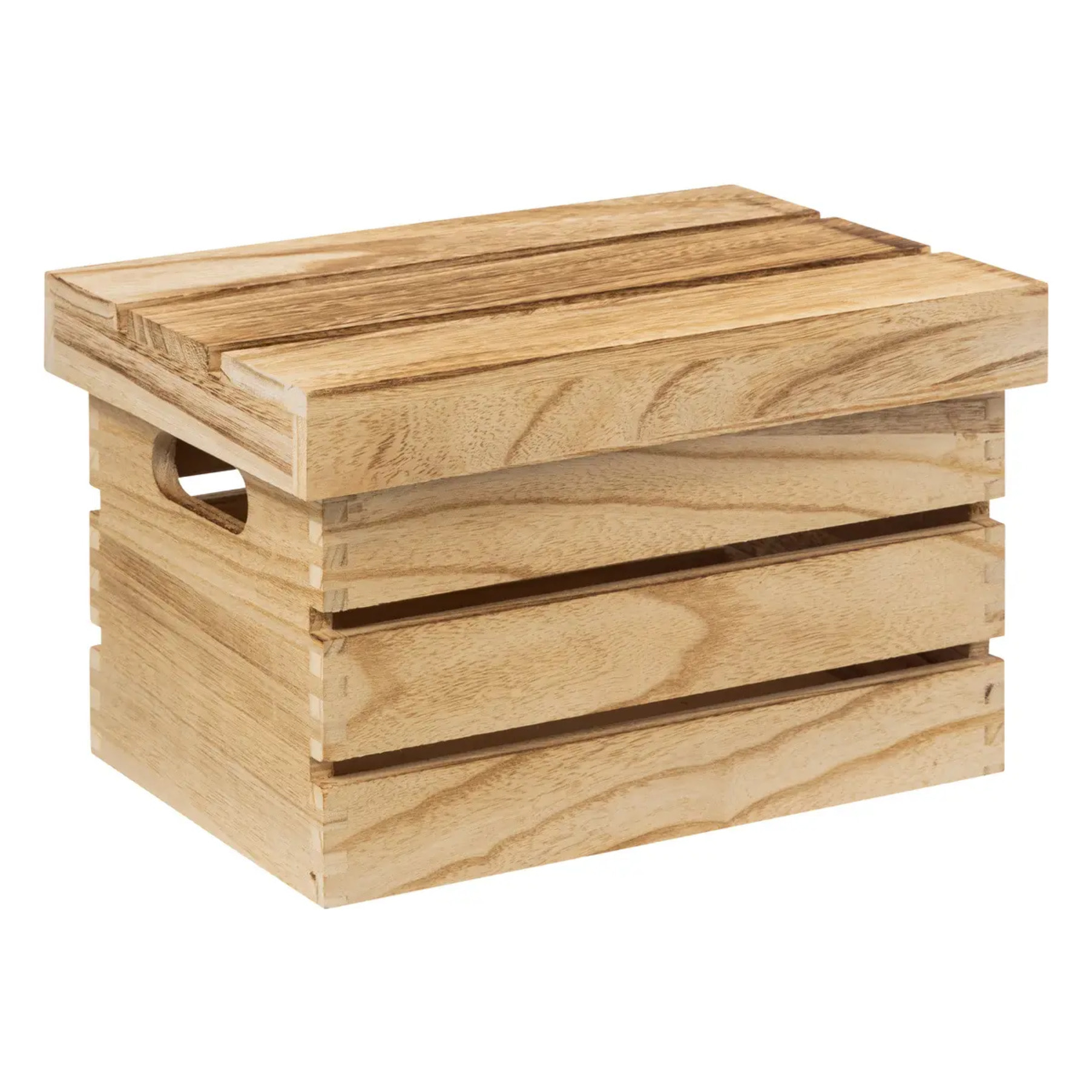3 boîtes de rangement cagette en bois