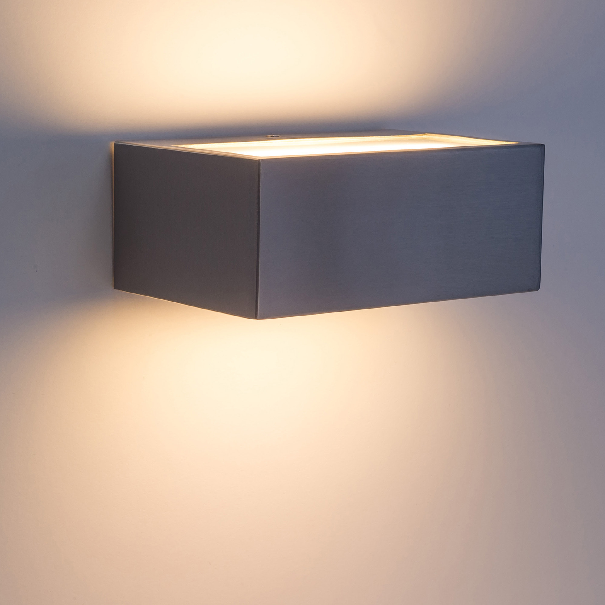 LEDS C4 Aplique IP65 Afrodita LED 220mm Single Emission LED 12.7 Blanco neutro - 4000K ON-OFF Gris urbano 1004lm