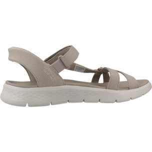 Sandalias Mujer Slip-ins  Go Walk Flex Marron