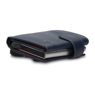 Portafoglio uomo in vera pelle - Modello Novara Elite - Casual - 7.5 x 10.0 x 2.0 cm