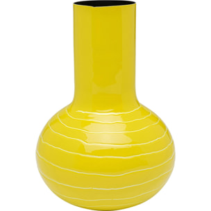 Vase Mamba jaune 21cm Kare Design