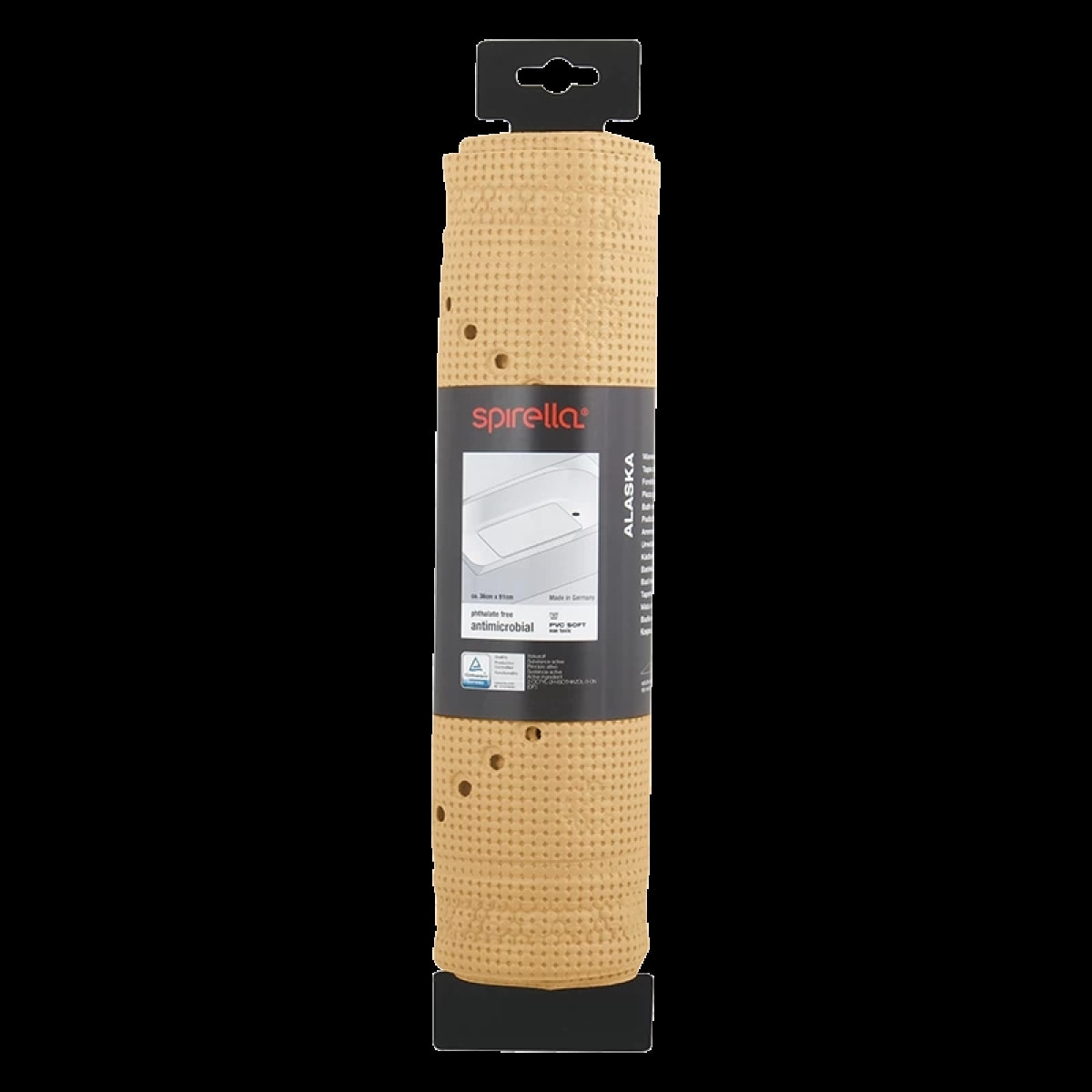 Tapis Fond de baignoire PVC ALASKA Beige Bahamas Spirella