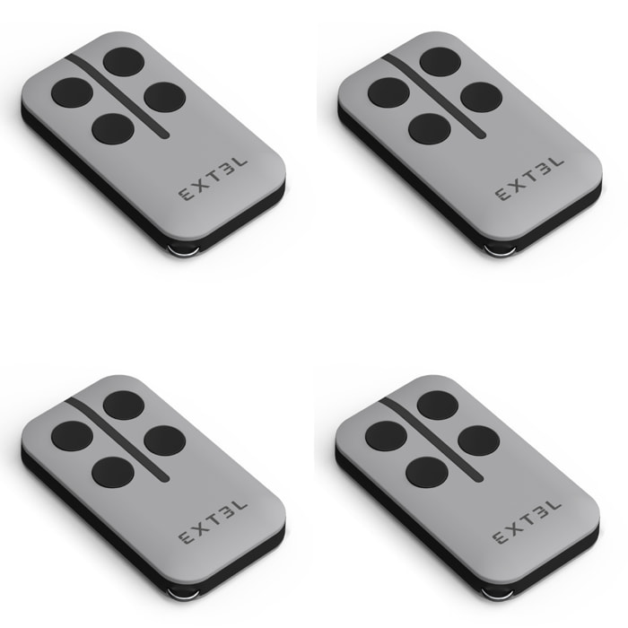 Lot de 4 télécommandes Extel Umii pour motorisation