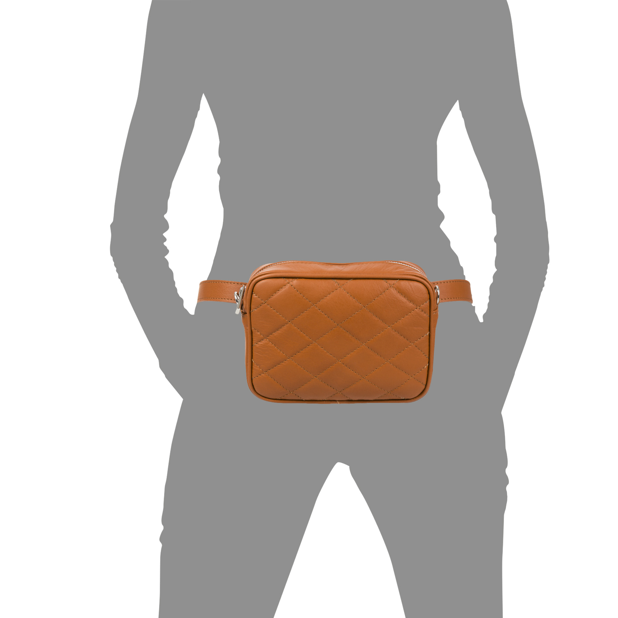 Serafina Borsa in vita alla moda Unisex.Pelle autentica Sauvage Imbottita