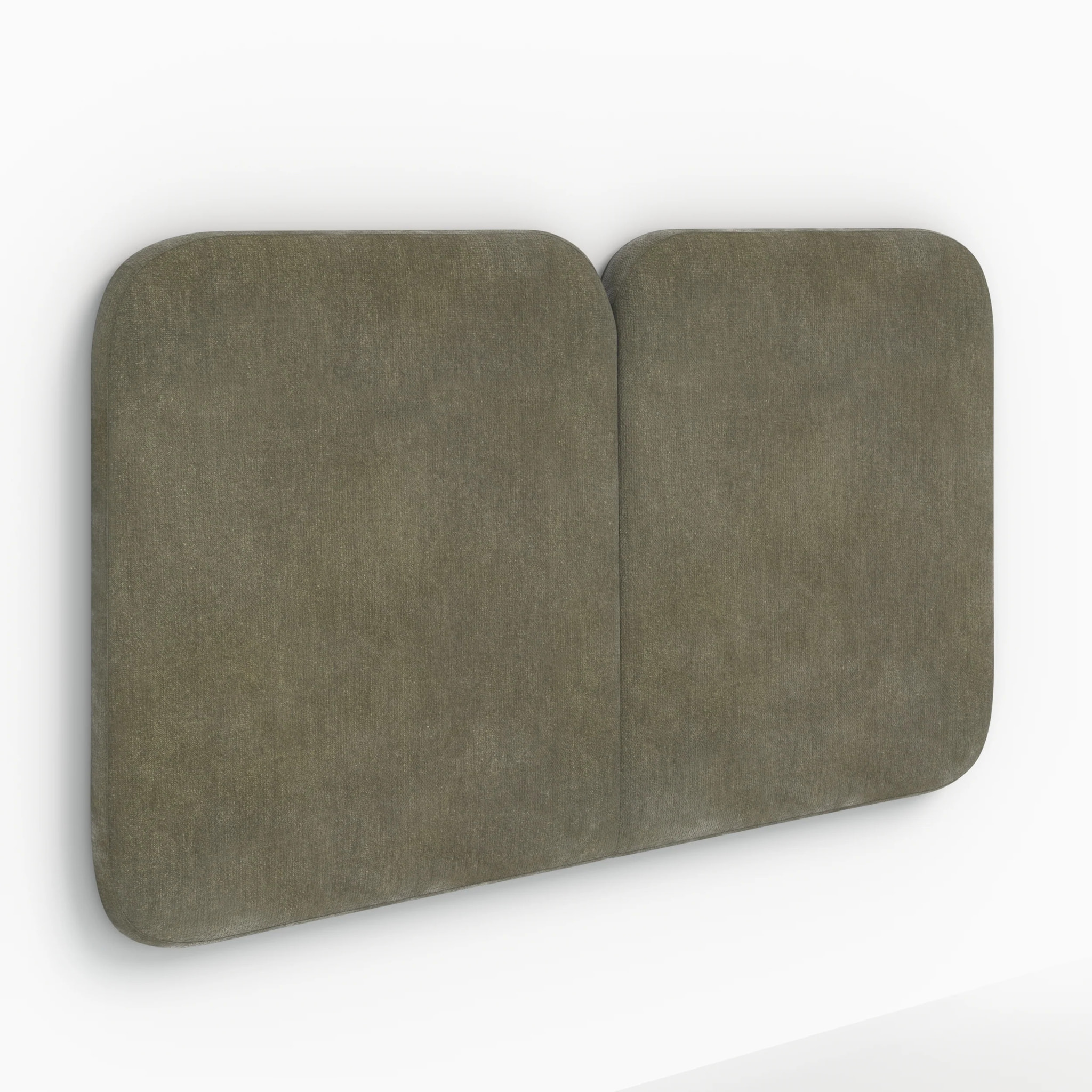 Tête de lit en tissu vert olive 160 cm - Etna
