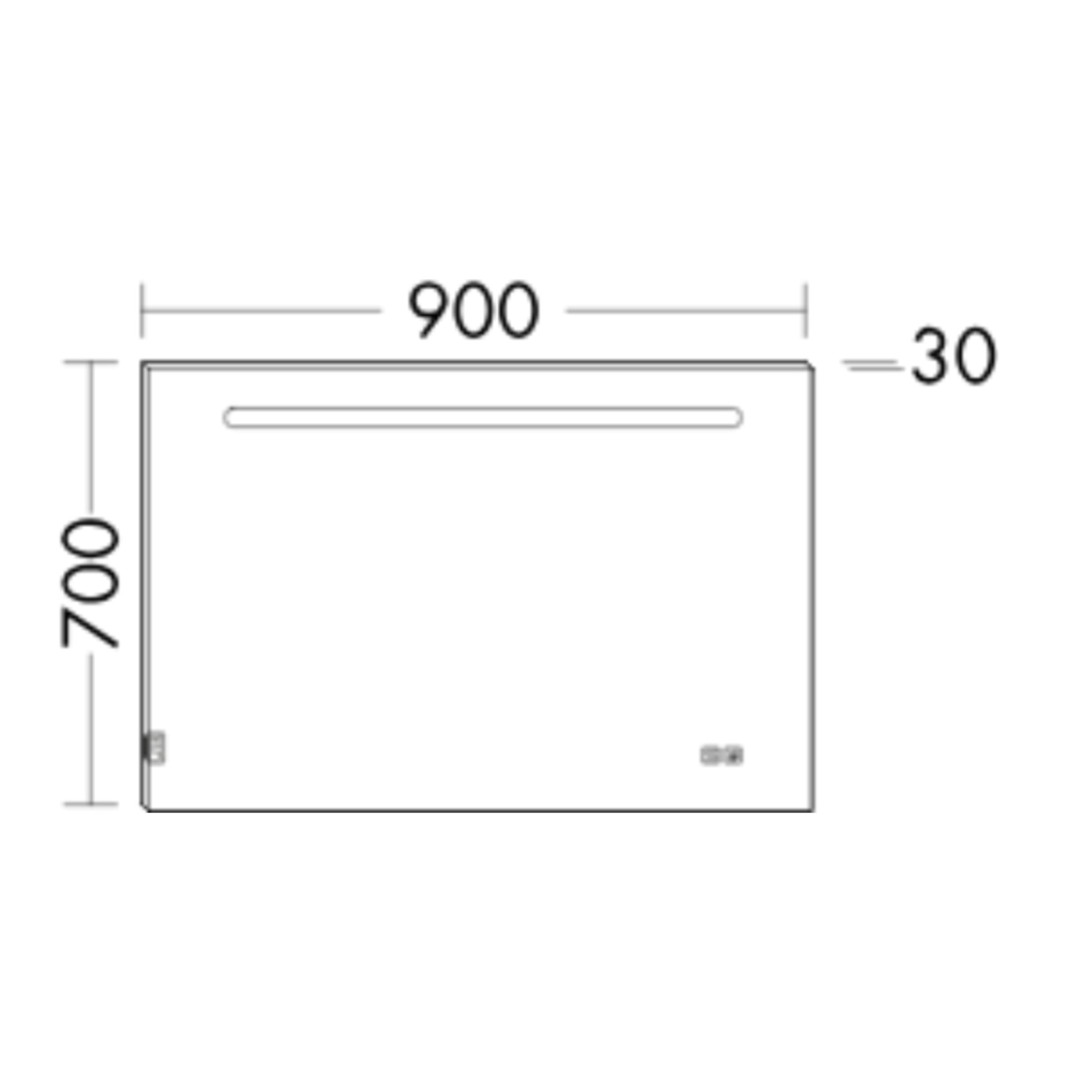 Meuble vasque 60 cm BURGBAD Olena chêne clair + miroir + colonne de salle de bain