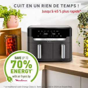 Friteuse sans huile MOULINEX Easy fry Dual XXL 11L EZ942HF0