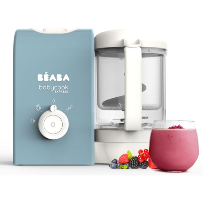 Mixeur Cuiseur Bébé BEABA Babycook Express -Bleu baltique