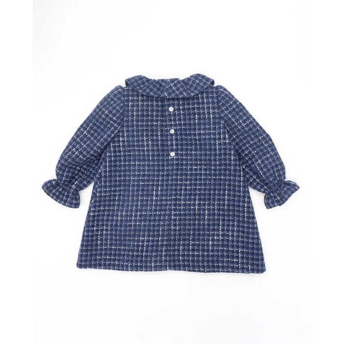 Vestido chanel lazada azul marino