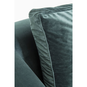 Canapé d'angle Gianna 290cm velours vert Kare Design