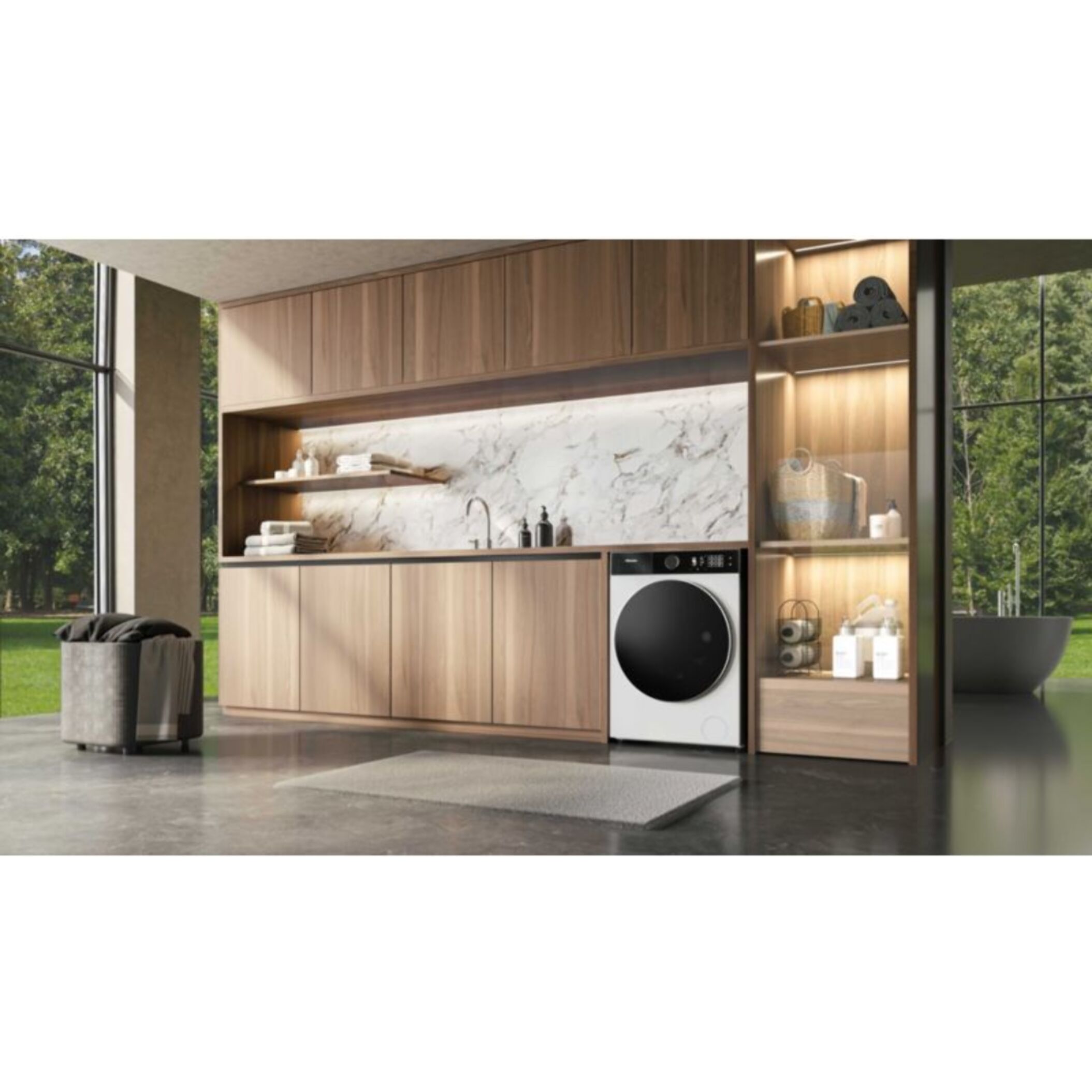 Lave linge séchant hublot HISENSE WD5I1245BWRH