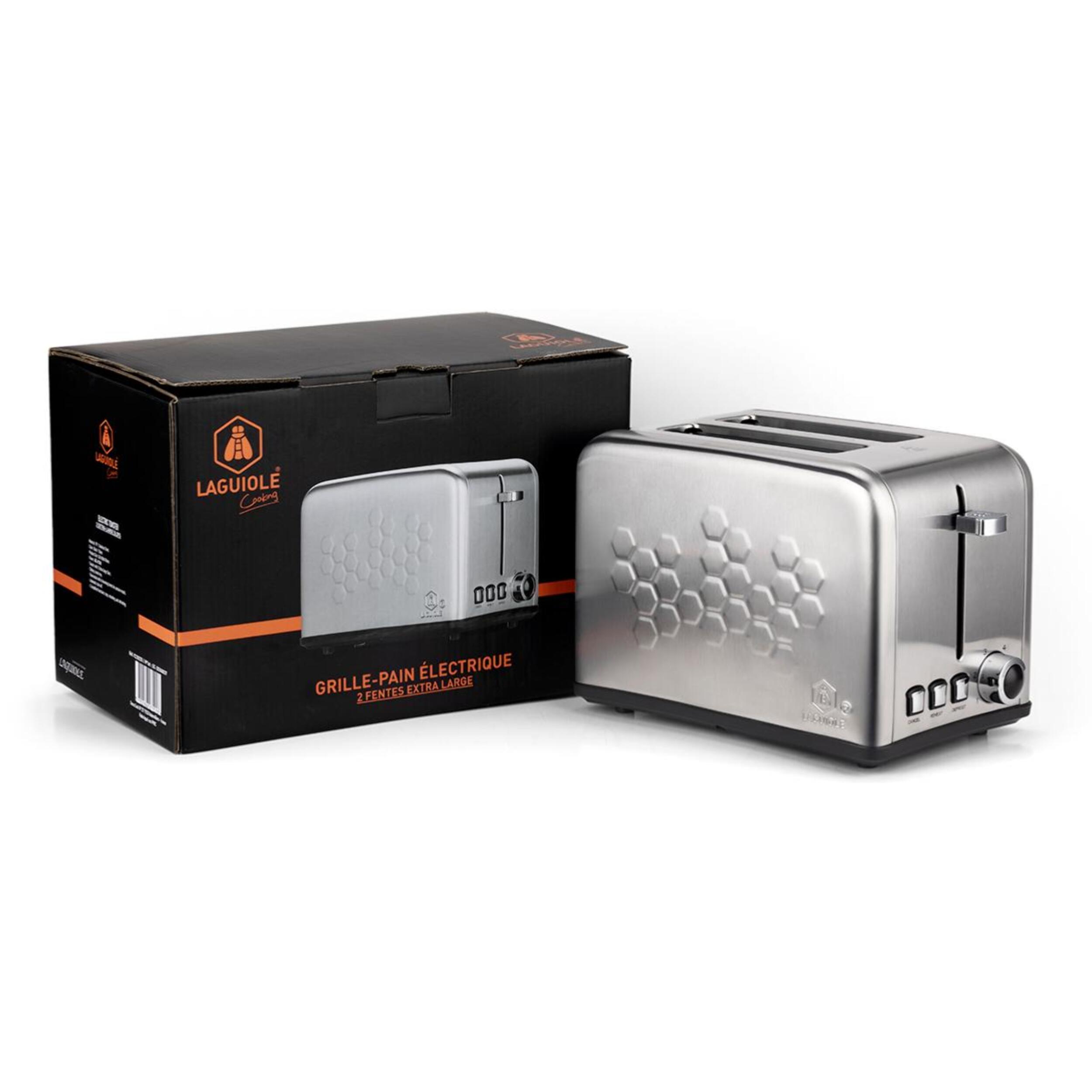 Grille-pain électrique inox