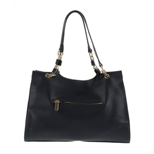 Borsa a spalla da donna Made in Italy - Modello Zelia Elite - 100% pelle - 38.0 x 26.5 x 12.0 cm