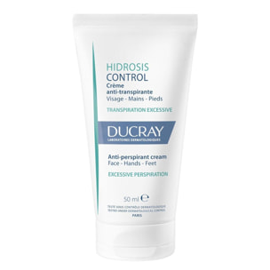 Hidrosis Control - Crème Anti-Transpirante Visage, Mains & Pieds 50 ml