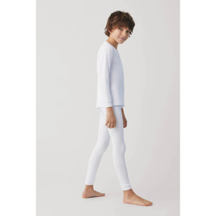 Leggings termici bianchi per bambini