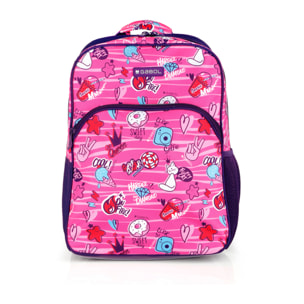 Mochila adaptable a carro Gabol STICKER con dibujos y resistente al agua