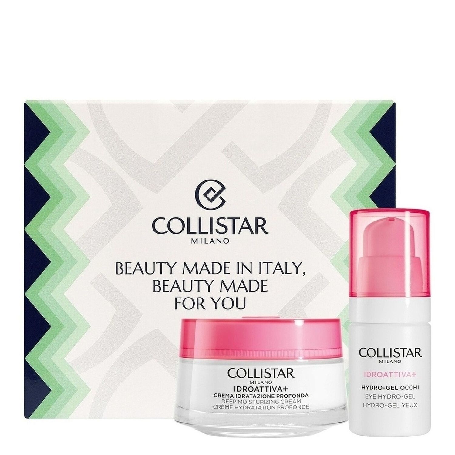 Idroattiva + - Coffret Crème Hydratation Profonde 50 ml + Hydro-Gel Yeux 15 ml