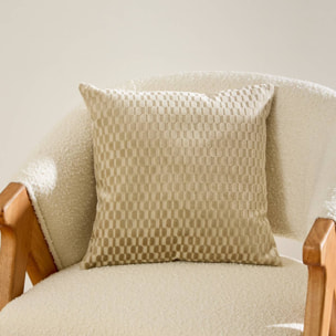 Coussin Selia carré 40x40cm beige