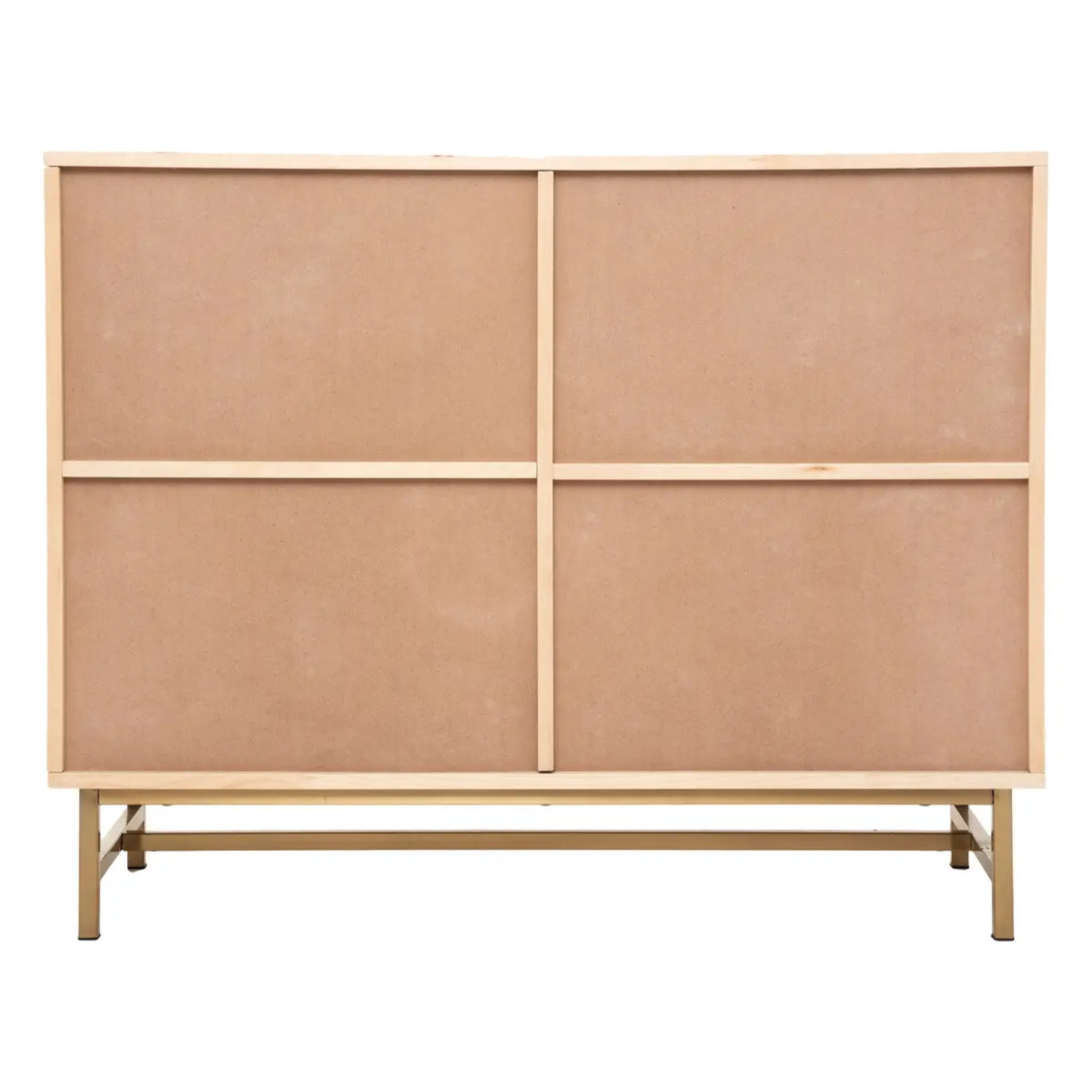 Buffet 2 portes "Rayo" cannage rotin 100x79cm