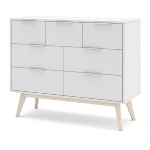 Cómoda Numa Blanco - Oak Soft