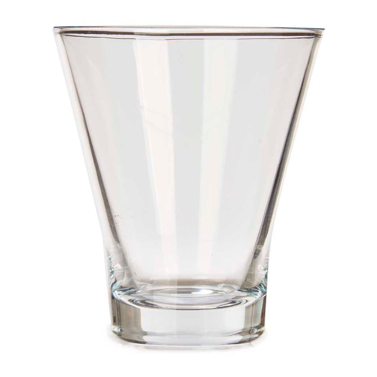 SET 6 VASOS VIDRIO CONICOS CON BASE 200ML