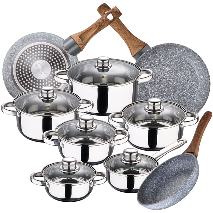 Bateria de cocina 12 piezas SAN IGNACIO