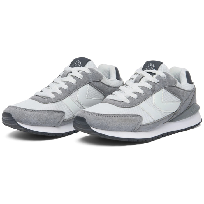 Kappa - Sneakers Uomo Donna Grigio - Logo Martin