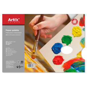 Pack da 6 pezzi PALETTI TIPO BLOCCHETTO USA E GETTA A3 36 FOGLI