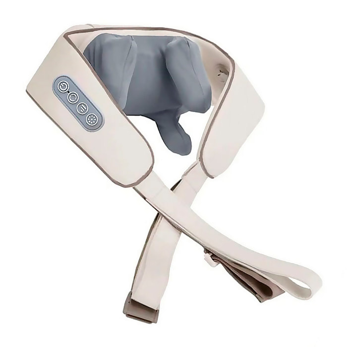 Masajeador 5D inalámbrico para cuerpo. 5 tipos de masaje con 3 intensidades y función de calentamiento con 2 niveles.